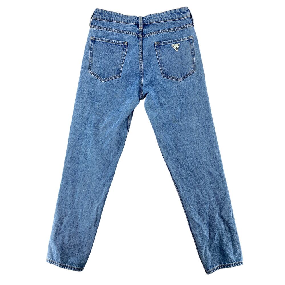 Vintage Guess Jeans Women 32 90s Relaxed Fit Mom Denim Blue USA Style - Picture 3 of 14